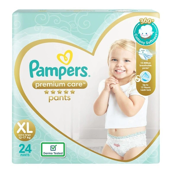 Pampers Premium Care Extra Large Diaper Pants 24 N