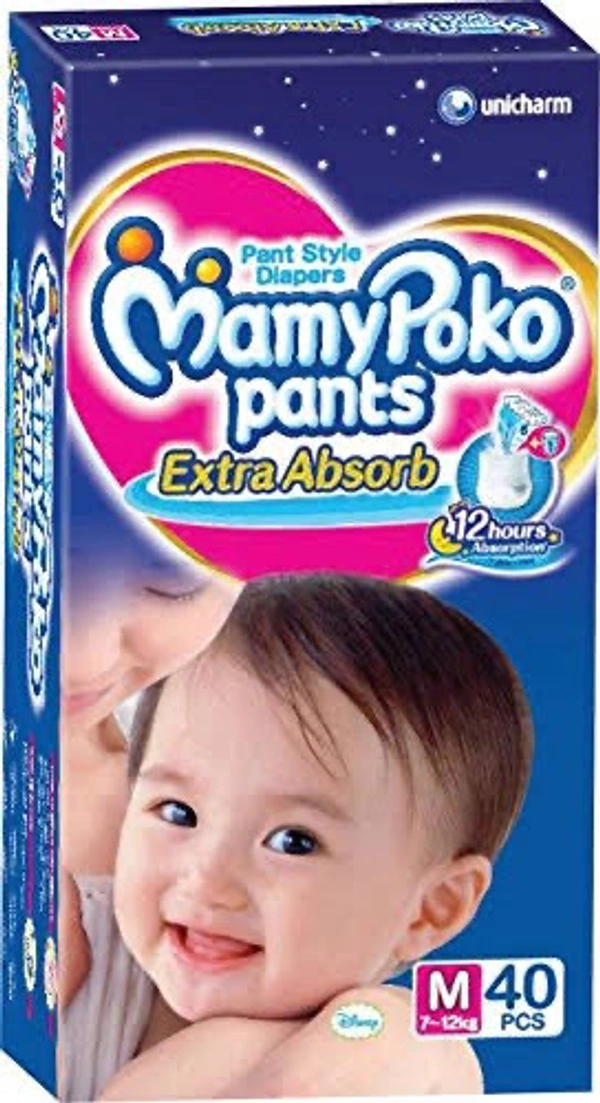 Mamypoko Extra Absorb Medium Diaper Pants 40 N