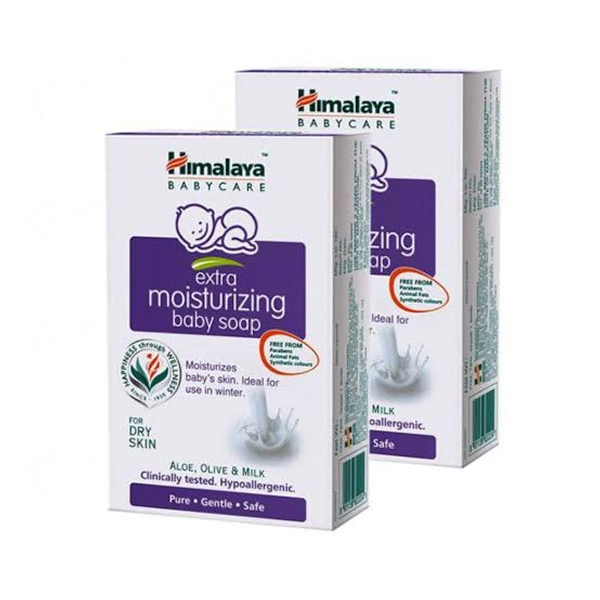 Himalaya Extra Moisturizing Baby Soap Pack 2 N (125 g Each)