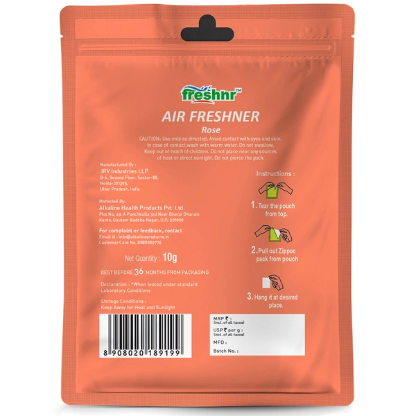 Freshnr Rose Air Freshener 10 g