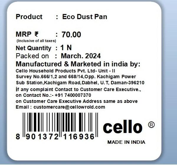 Cello Kleeno Eco Dust Assorted Pan 1 N
