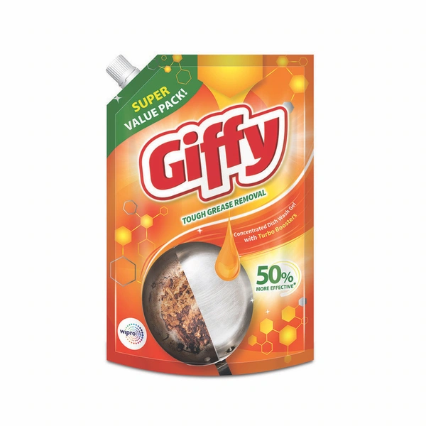Giffy Turbo Booster Dishwash Gel 900 ml + 900 ml