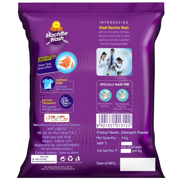 Ghadi Machine Wash 4 kg