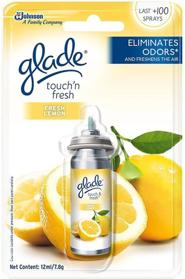 Glade Touch & Fresh Refill Lemon, 12 ml