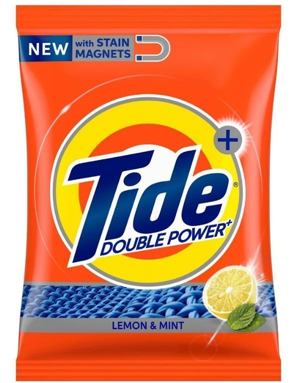 Tide Double Power Lemon & Mint Detergent Powder 500 g