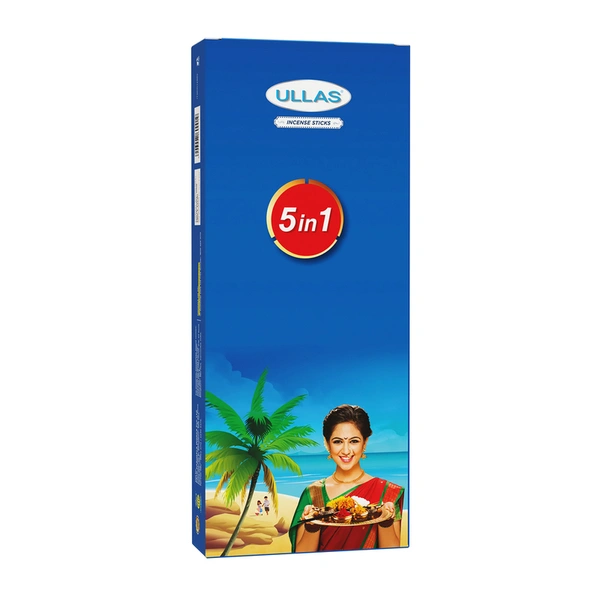 Ullas Max Agarbathi 5 In 1 Box 200 g