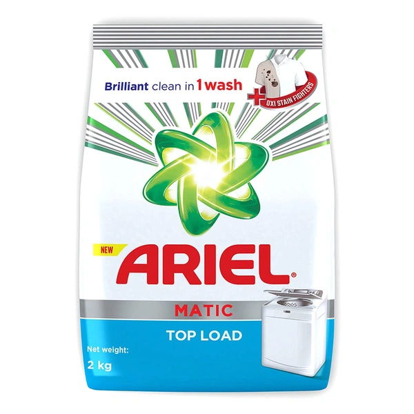 Ariel Matic Top Load Detergent Powder, 2 kg