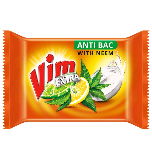 Vim Anti Bac With Neem Dishwash Bar 115 g