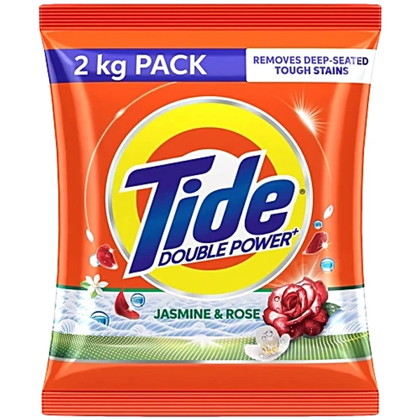 Tide Double Power Jasmine & Rose Detergent Powder 2 kg