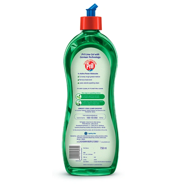 Pril Lime Liquid Dishwash Gel 750 ml