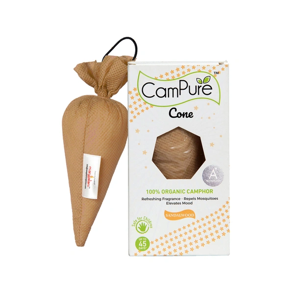 Mangalam Campure Sandalwood Cone 60g