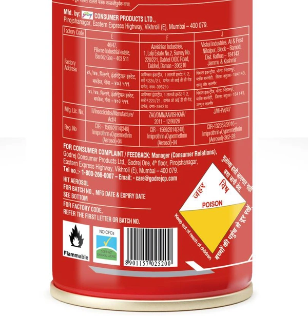 Hit Cockroach Killer Spray 400 ml