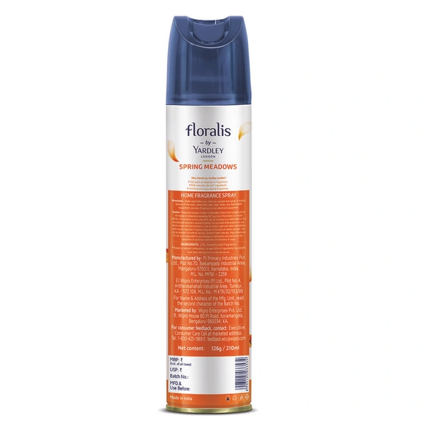 Yardley Floralis Spring Meadows Home Fragrance Spray 210 ml