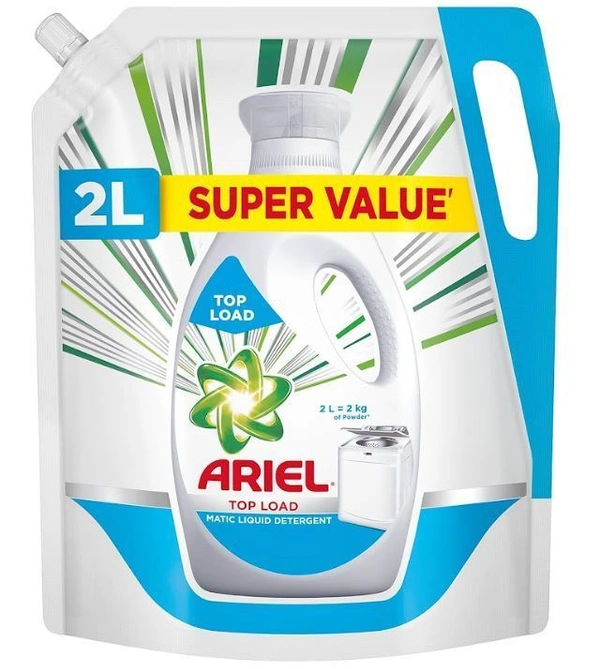 Ariel Matic Top Load Liquid Detergent Refill Pouch 2L