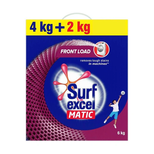 Surf Excel Matic Front Load Detergent Powder (4 + 2) kg