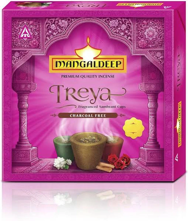 Mangaldeep Treya Sambrani Cups - 9 Cups
