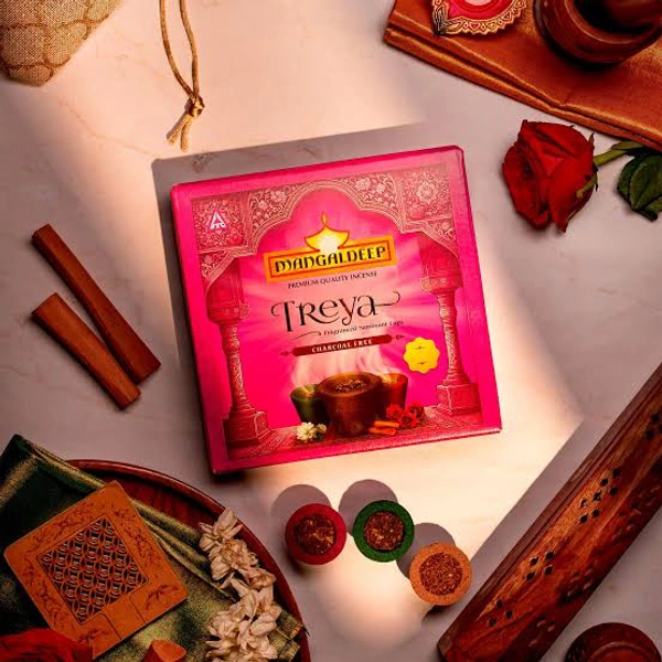 Mangaldeep Treya Sambrani Cups - 9 Cups