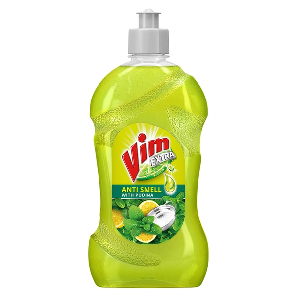 Vim Anti Smell Liquid Dishwash Gel Bottle 500 ml