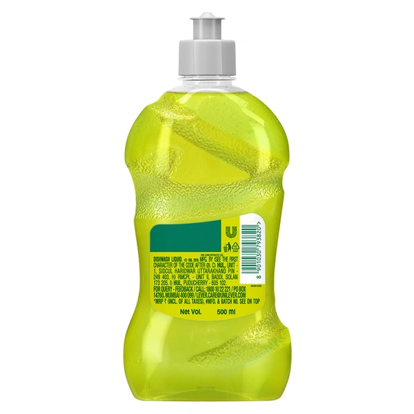 Vim Anti Smell Liquid Dishwash Gel Bottle 500 ml