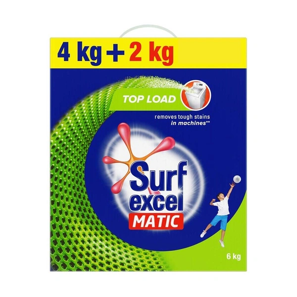 Surf Excel Matic Top Load Detergent Powder (4 + 2) kg