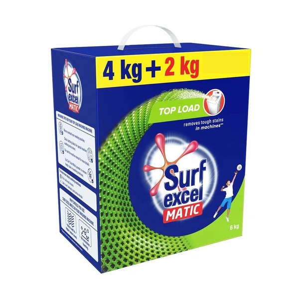 Surf Excel Matic Top Load Detergent Powder (4 + 2) kg