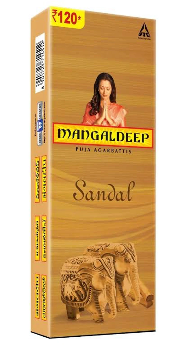 Mangaldeep Sandal Agarbatti 160 Sticks