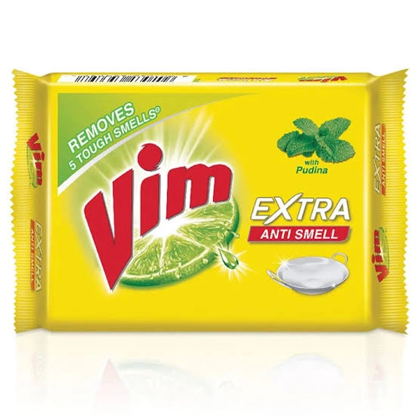 Vim Anti Smell Dishwash Bar, 250 g