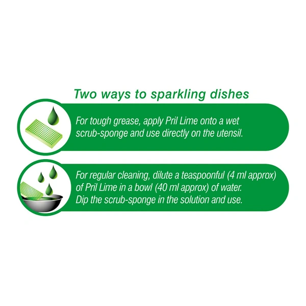 Pril Lime Liquid Dishwash Gel 2 L