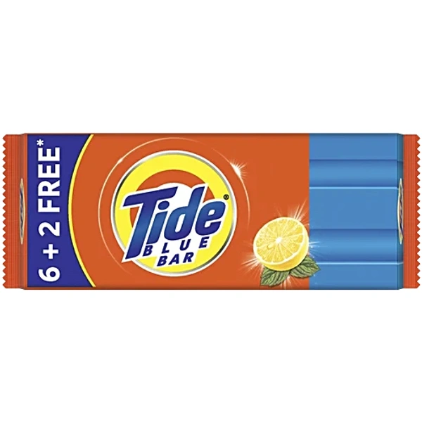 Tide Blue Detergent Bar 6N+ 2N (200g Each)