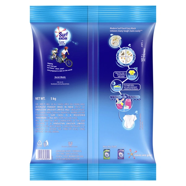 Surf Excel Easy Wash Detergent Powder 5 kg
