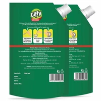 Giffy Greenlime & Active Salt Dishwash Gel 900 ml + 900 ml
