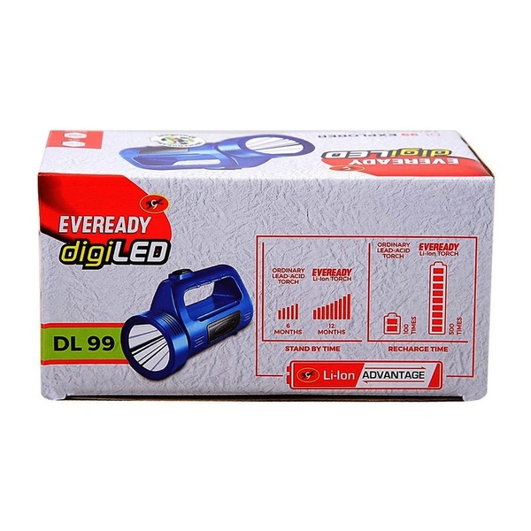 Eveready Flashlight Model DL 99, 3 W, 1 N