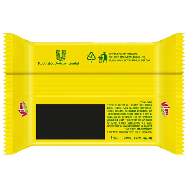 Vim Anti Smell Dishwash Bar 115 g