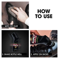 Cherry Black Liquid Shoe Polish 75 ml