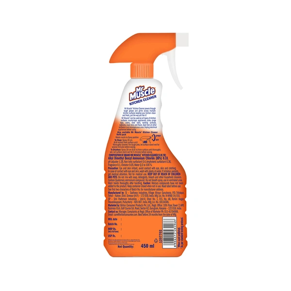 Mr Muscle Lemon Kitchen Cleaner 450 ml