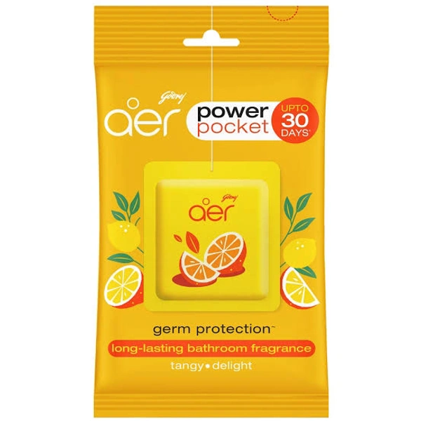Godrej Aer Pocket Bright Tangy Delight Air Freshener 10 g