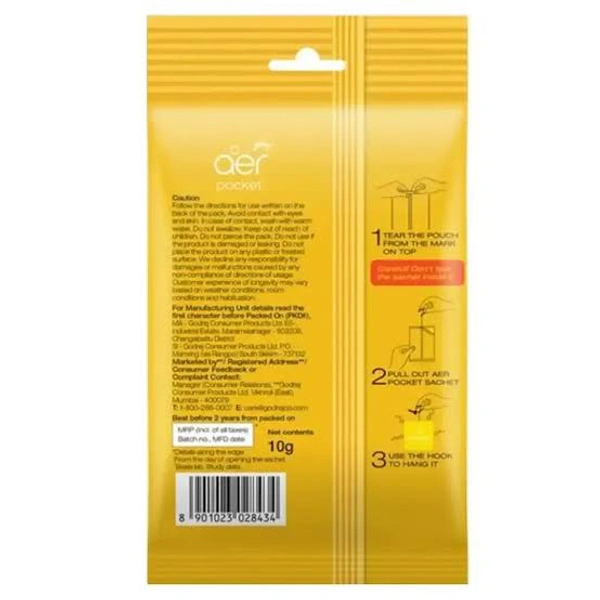 Godrej Aer Pocket Bright Tangy Delight Air Freshener 10 g