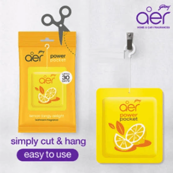 Godrej Aer Pocket Bright Tangy Delight Air Freshener 10 g