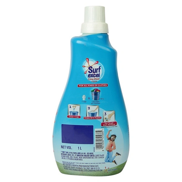 Surf Excel Easy Wash Liquid Detergent,1 L