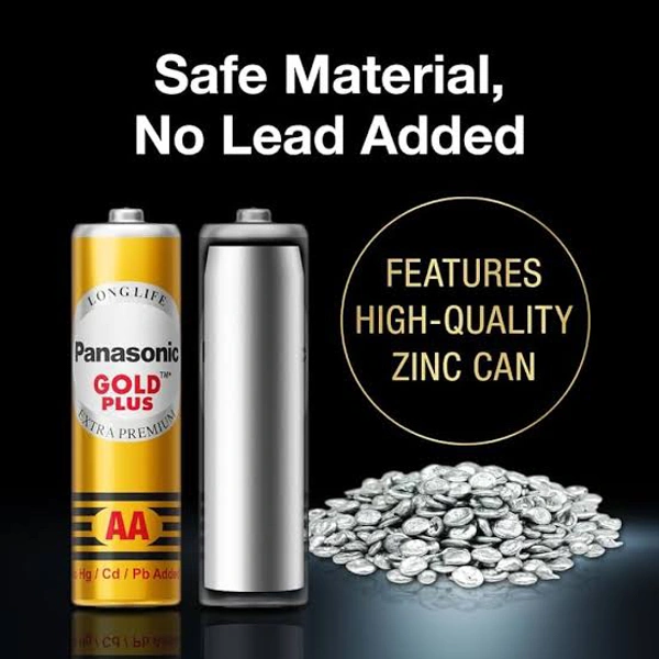Panasonic Gold Plus AA Cell Batteries 10 N