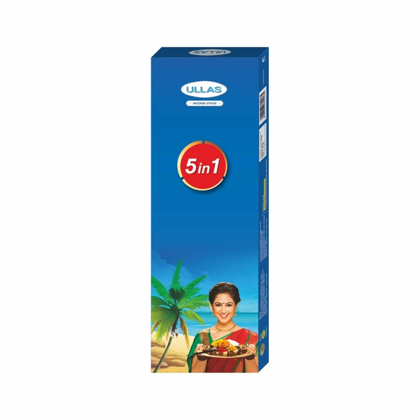 Ullas Incense Sticks 5 In 1 Box 100 g