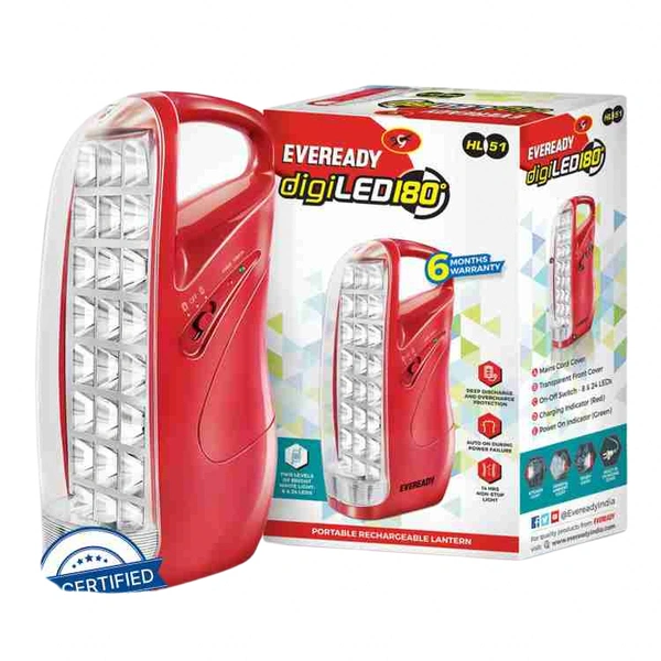 Eveready Lantern Model Rechargeable HL-51, 1 N