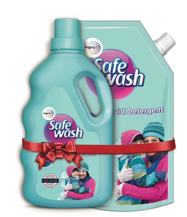 Safewash Liquid Detergent For Woolens 1 kg + 1 kg