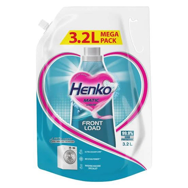 Henko Matic Front Load Liquid Detergent Refill Pouch 3.2 L