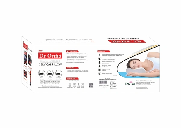 Dr. Ortho Orthopaedic Cervical Pillow 1 N