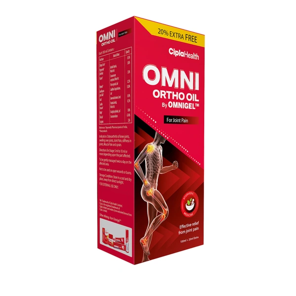 Cipla Omni Ortho Oil 100 + 20ml