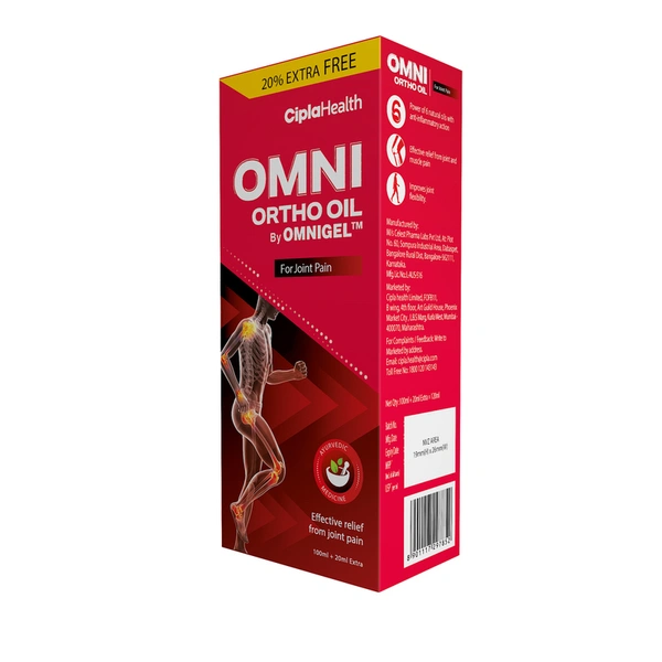 Cipla Omni Ortho Oil 100 + 20ml