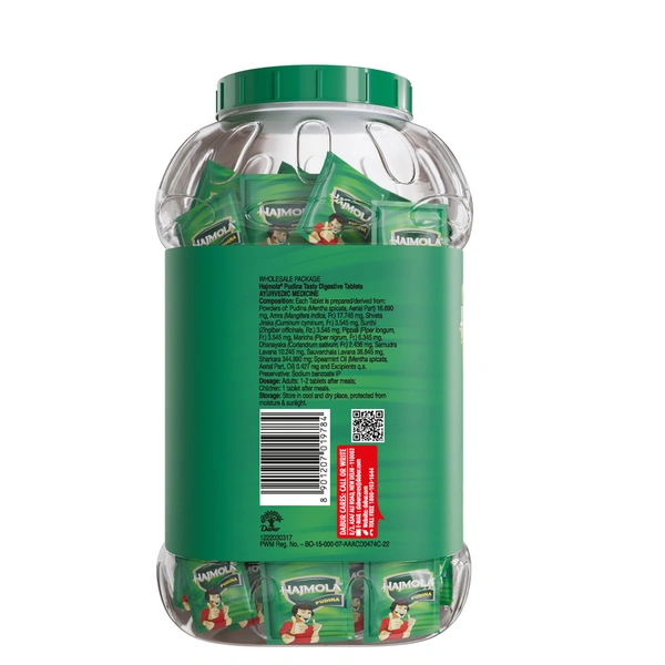 Dabur Hajmola Digestive Pudina Tablets 160 N