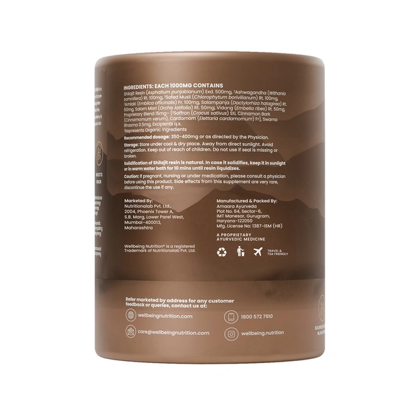 Wellbeing Nutrition Shilajit gold 10g