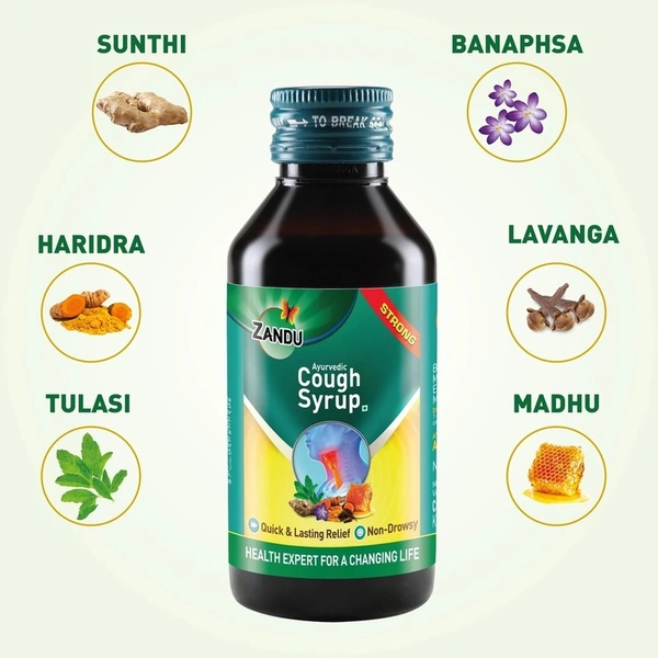 Zandu Ayurvedic Cough Syrup 100 ml